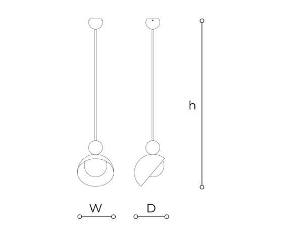 Aurora 796/SP Pendant lamp מבית Italamp – מנורות תלייה | טכנולייט
