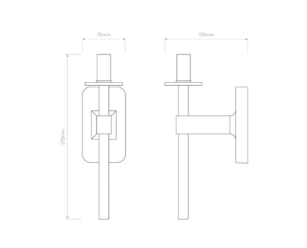 Tacoma Single מבית Astro – מנורות קיר | טכנולייט